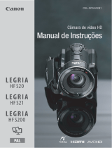Canon LEGRIA HF S200 Manual do usuário