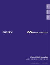 Sony NWZ-B153 Instruções de operação