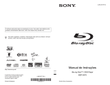 Sony BDP-S470 Instruções de operação