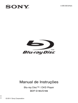 Sony BDP-S186 Instruções de operação