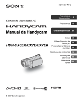 Sony HDR-CX7E Instruções de operação