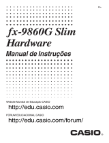 Casio fx-9860G Slim Manual do usuário