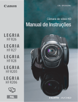 Canon LEGRIA HF R205 Manual do usuário
