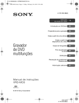 Sony VRD-MC6 Instruções de operação