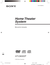 Sony HT-C800DP Manual do proprietário