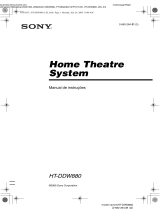 Sony HT-DDW880 Instruções de operação