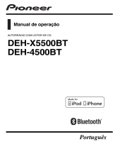 Pioneer DEH-4500BT Manual do usuário