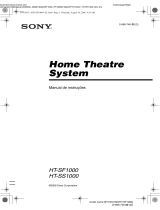 Sony HT-SF1000 Instruções de operação