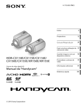 Sony HDR-CX150E Instruções de operação