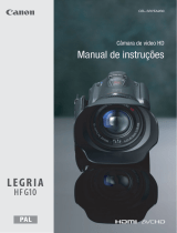 Canon LEGRIA HF G10 Manual do usuário