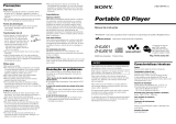 Sony D-EJ001 Instruções de operação
