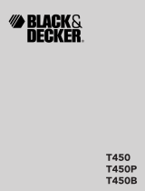 Black & Decker T450B T1 Manual do proprietário