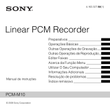 Sony PCM-M10 Instruções de operação