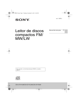 Sony CDX-GT474UM Instruções de operação