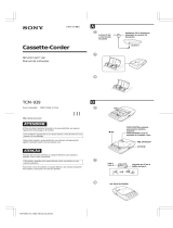 Sony TCM-939 Instruções de operação