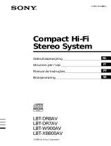 Sony LBT-DR8AV Manual do proprietário