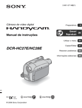 Sony DCR-HC28E Instruções de operação