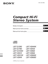 Sony LBT-G5500 Instruções de operação