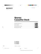 Sony TC-WR681 Instruções de operação