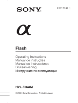 Sony HVL-F56AM Manual do proprietário
