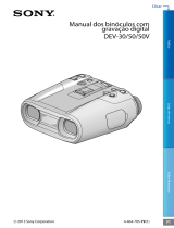 Sony DEV-50V Instruções de operação