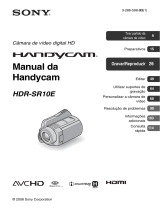 Sony HDR-SR10E Instruções de operação