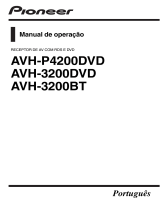 Pioneer AVH-3200BT Manual do usuário