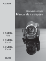 Canon LEGRIA FS406 Manual do usuário