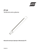 ESAB PT-35 Plasma Arc Cutting Torches Manual do usuário
