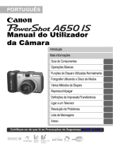 Canon Powershot A650 IS Guia de usuario