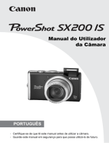 Canon PowerShot SX200 IS Guia de usuario