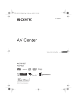 Sony XAV-64BT Instruções de operação