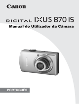 Canon Digital IXUS 870 IS Manual do proprietário