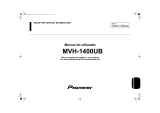 Pioneer MVH-1400UB Manual do usuário