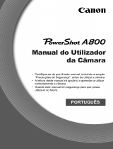 Canon PowerShot A800 Guia de usuario