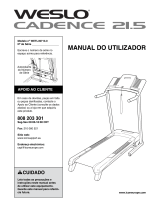 Weslo Cadence 21.5 Treadmill Manual do usuário