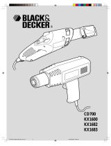 Black & Decker KX1600 T1 Manual do proprietário