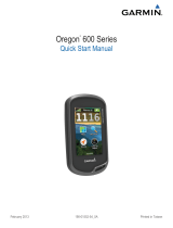 Garmin Oregon 600t,GPS,Topo Canada Manual do proprietário