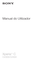 Sony Xperia C Manual do usuário