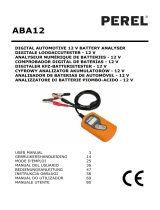 Perel ABA12 - BATTERY ANALYSER Manual do usuário