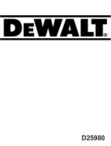 DeWalt D25980K Manual do proprietário