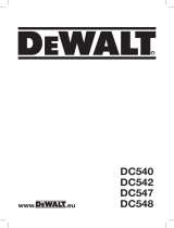 DeWalt DC549 T 11 Manual do proprietário