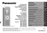 Panasonic RR-US470 Manual do proprietário