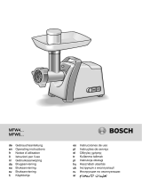 Bosch MFW3612A Manual do proprietário