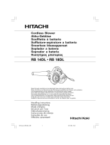 Hitachi RB18DL Manual do proprietário