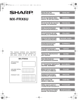 Sharp MXFRX6U Instruções de operação