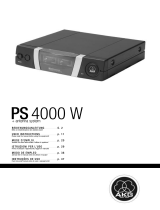 AKG PS 4000 W Manual do proprietário