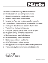 Miele STB 101 TURBO MINI Manual do proprietário