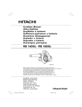 Hitachi RB 18DSL Manual do proprietário
