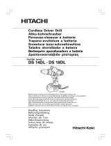 Hitachi DS 18DL Manual do proprietário